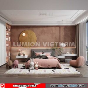 230523. Children Room Sketchup 3D Models By SU84