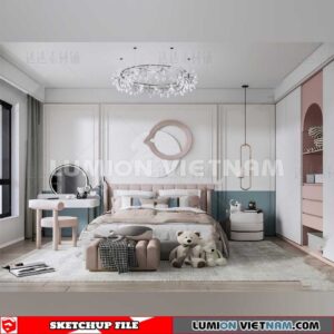 230523. Children Room Sketchup 3D Models By SU84