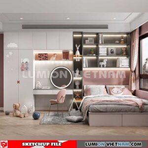 230523. Children Room Sketchup 3D Models By SU84