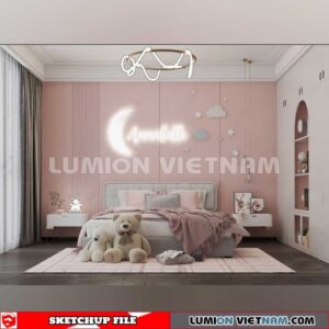 230523. Children Room Sketchup 3D Models By SU84
