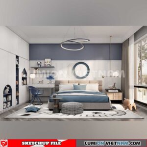 230523. Children Room Sketchup 3D Models By SU84