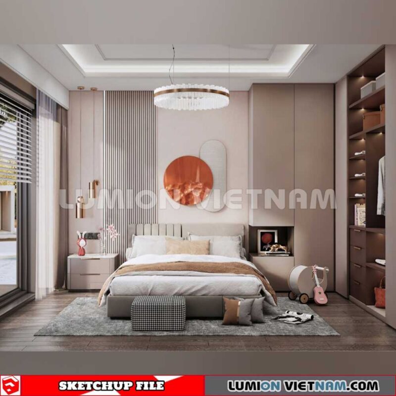 230523. Children Room Sketchup 3D Models By SU84