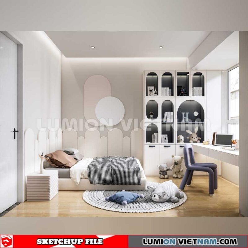 230523. Children Room Sketchup 3D Models By SU84