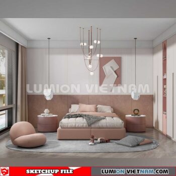 230523. Children Room Sketchup 3D Models By SU84