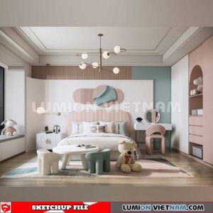 230523. Children Room Sketchup 3D Models By SU84