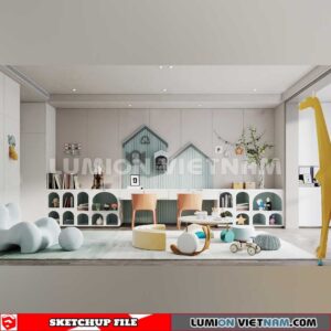 230523. Children Room Sketchup 3D Models By SU84