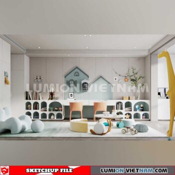 230523. Children Room Sketchup 3D Models By SU84