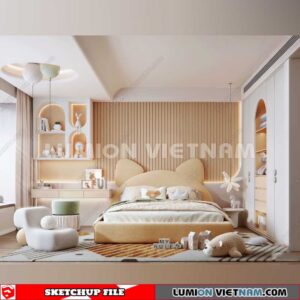 230523. Children Room Sketchup 3D Models By SU84