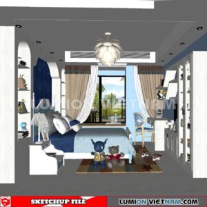 230523. Children Room Sketchup 3D Models By SU84