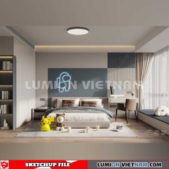 230523. Children Room Sketchup 3D Models By SU84