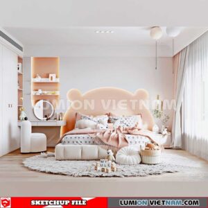 230523. Children Room Sketchup 3D Models By SU84