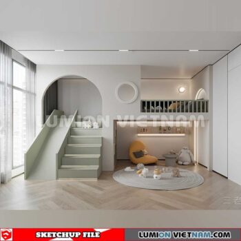 230523. Children Room Sketchup 3D Models By SU84