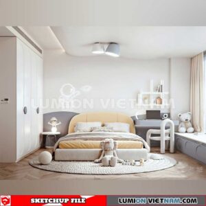 230523. Children Room Sketchup 3D Models By SU84