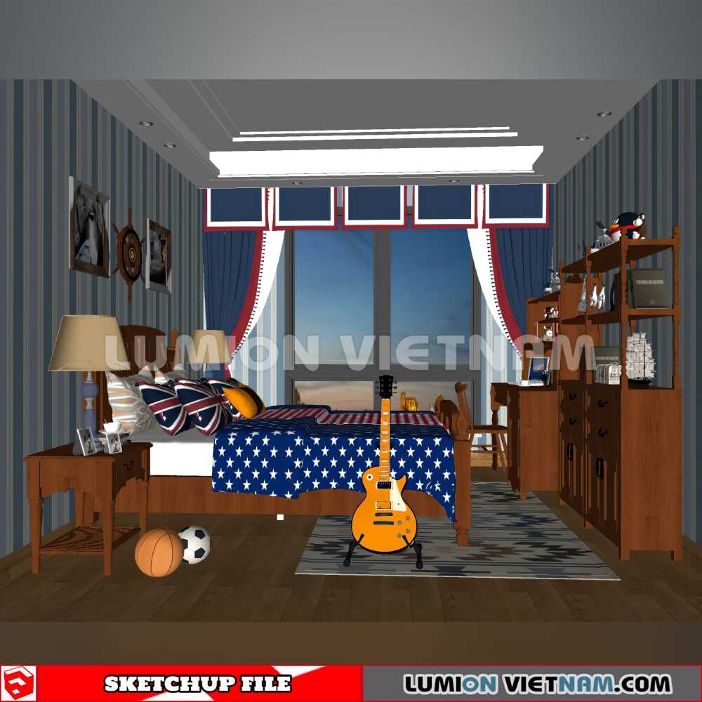 230523-Children’S-Room-(6)-Sketchup-Models
