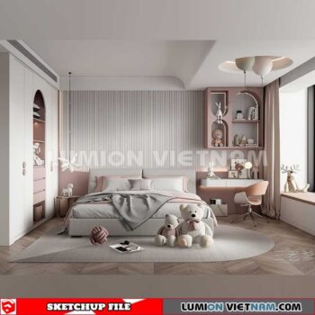 230523. Children Room Sketchup 3D Models By SU84