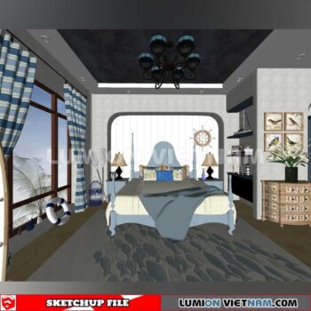 230523. Children Room Sketchup 3D Models By SU84