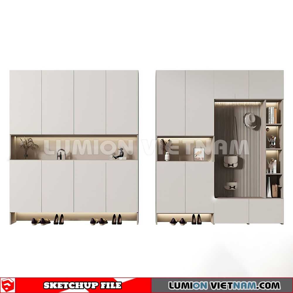 230530-Shoe-Cabinet-(59)-Sketchup-Models