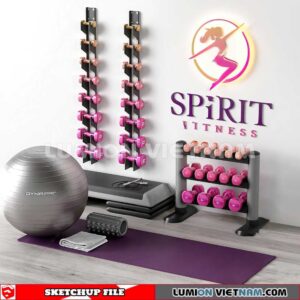 230506. Gym Equipment Sketchup 3D Models