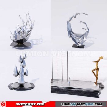 230610. Landscape Decor Sketchup 3D Models