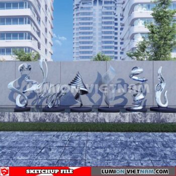 230610. Landscape Decor Sketchup 3D Models