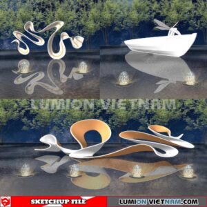 230610. Landscape Decor Sketchup 3D Models