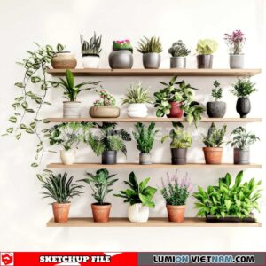 230614. Plant Pots Sketchup 3D Models