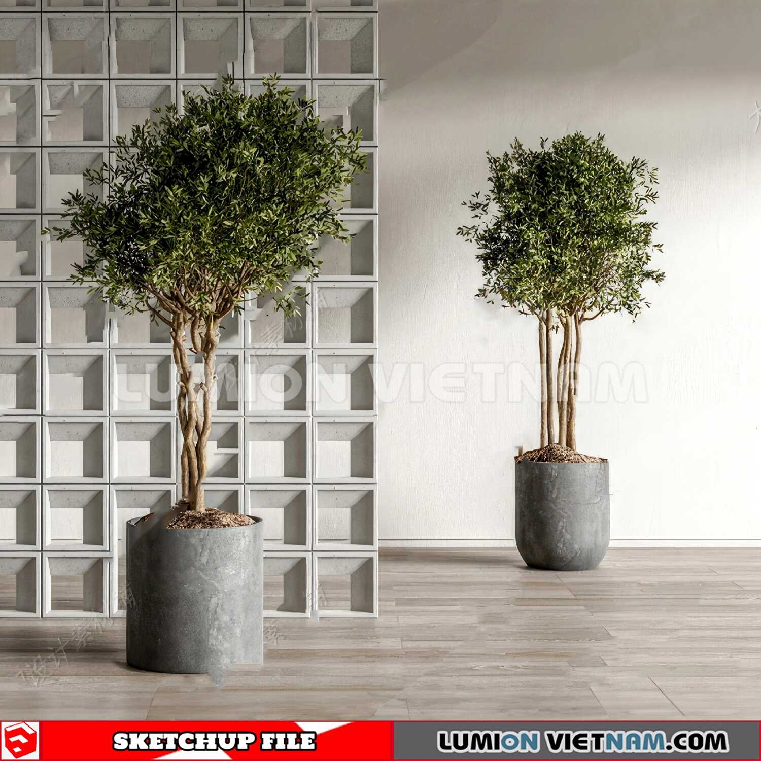 230614-Plant-Pots-(5)-Sketchup-Models