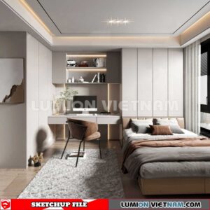 230617. Bedroom Sketchup 3D Models