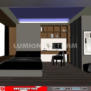 230617. Bedroom Sketchup 3D Models