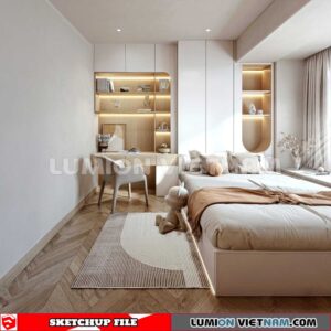 230617. Bedroom Sketchup 3D Models