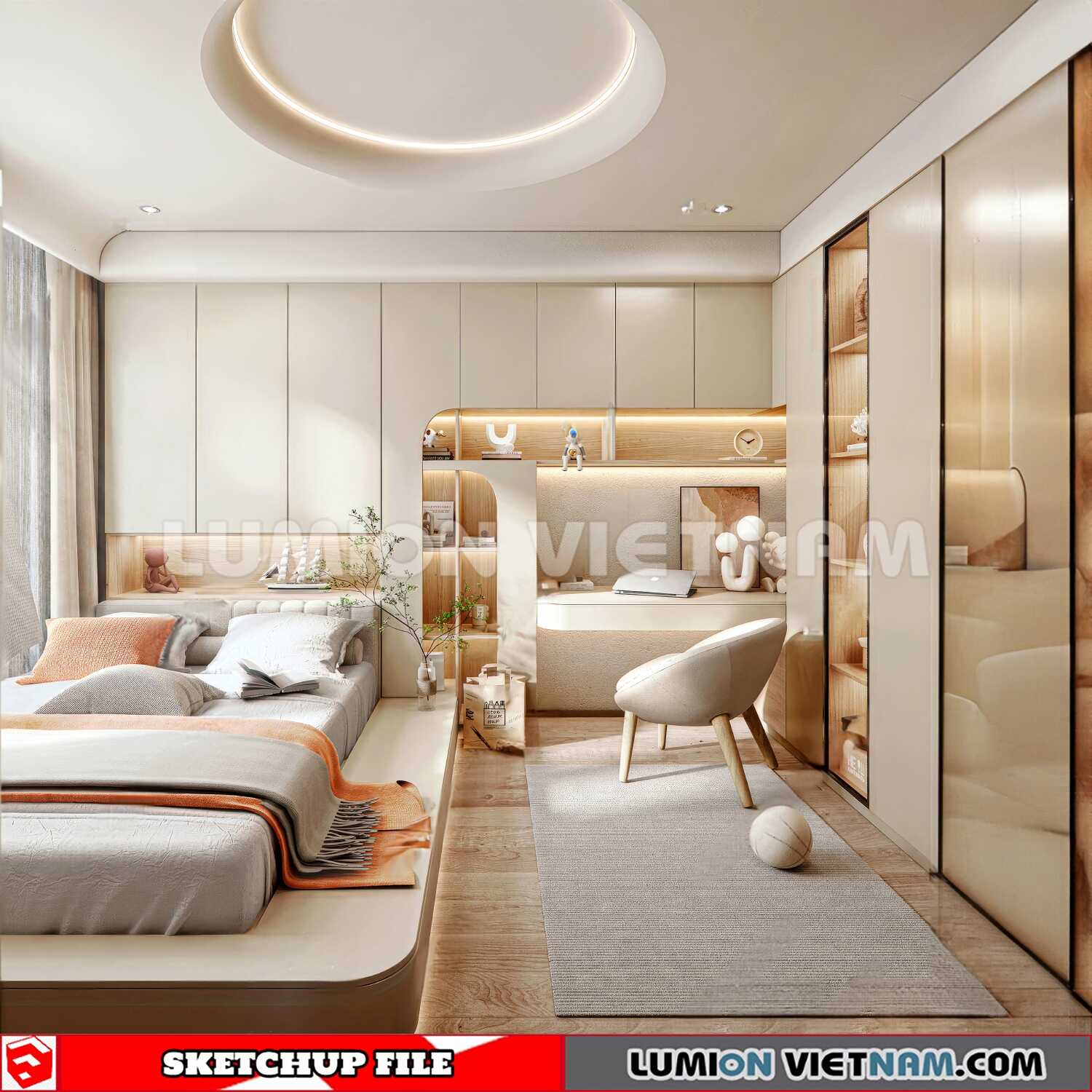 230617-Bedroom-(32)-Sketchup-Models