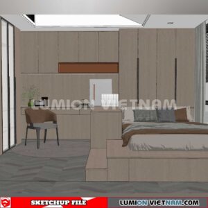 230617. Bedroom Sketchup 3D Models