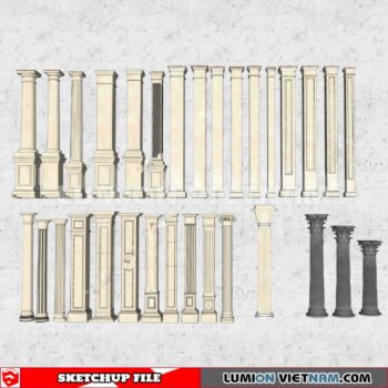 230621. Cornice Moulding Sketchup 3D Models