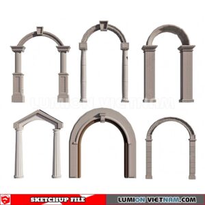 230621. Cornice Moulding Sketchup 3D Models