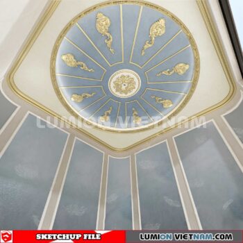 230621. Cornice Moulding Sketchup 3D Models