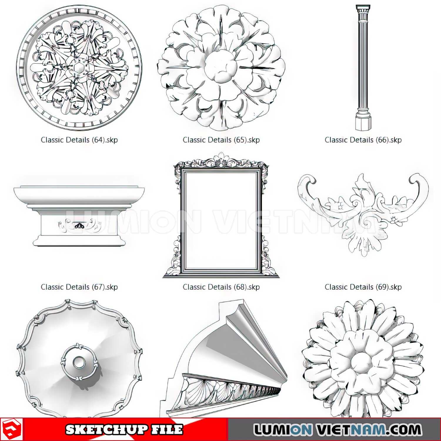 230621-Classic-Details-(72)-Sketchup-Models