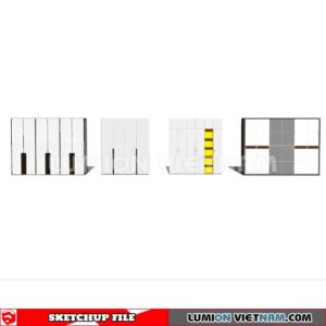 230628. Wardrobe Sketchup 3D Models
