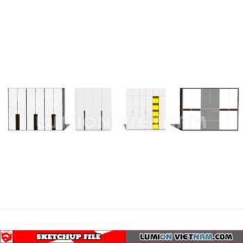 230628. Wardrobe Sketchup 3D Models