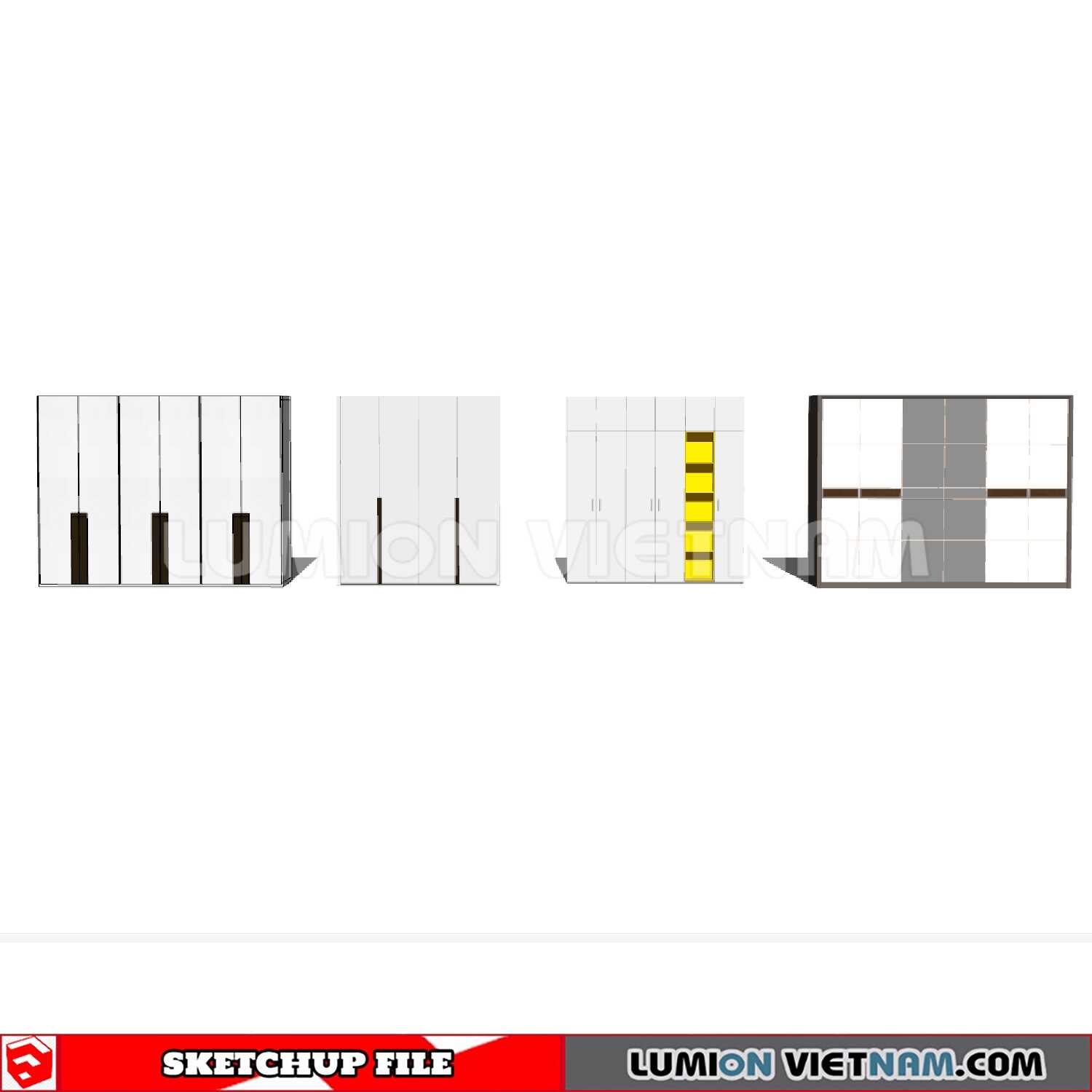 230628-Wardrobe-(11)-Sketchup-Models