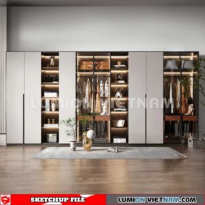 230628. Wardrobe Sketchup 3D Models