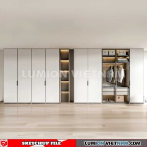 230628. Wardrobe Sketchup 3D Models
