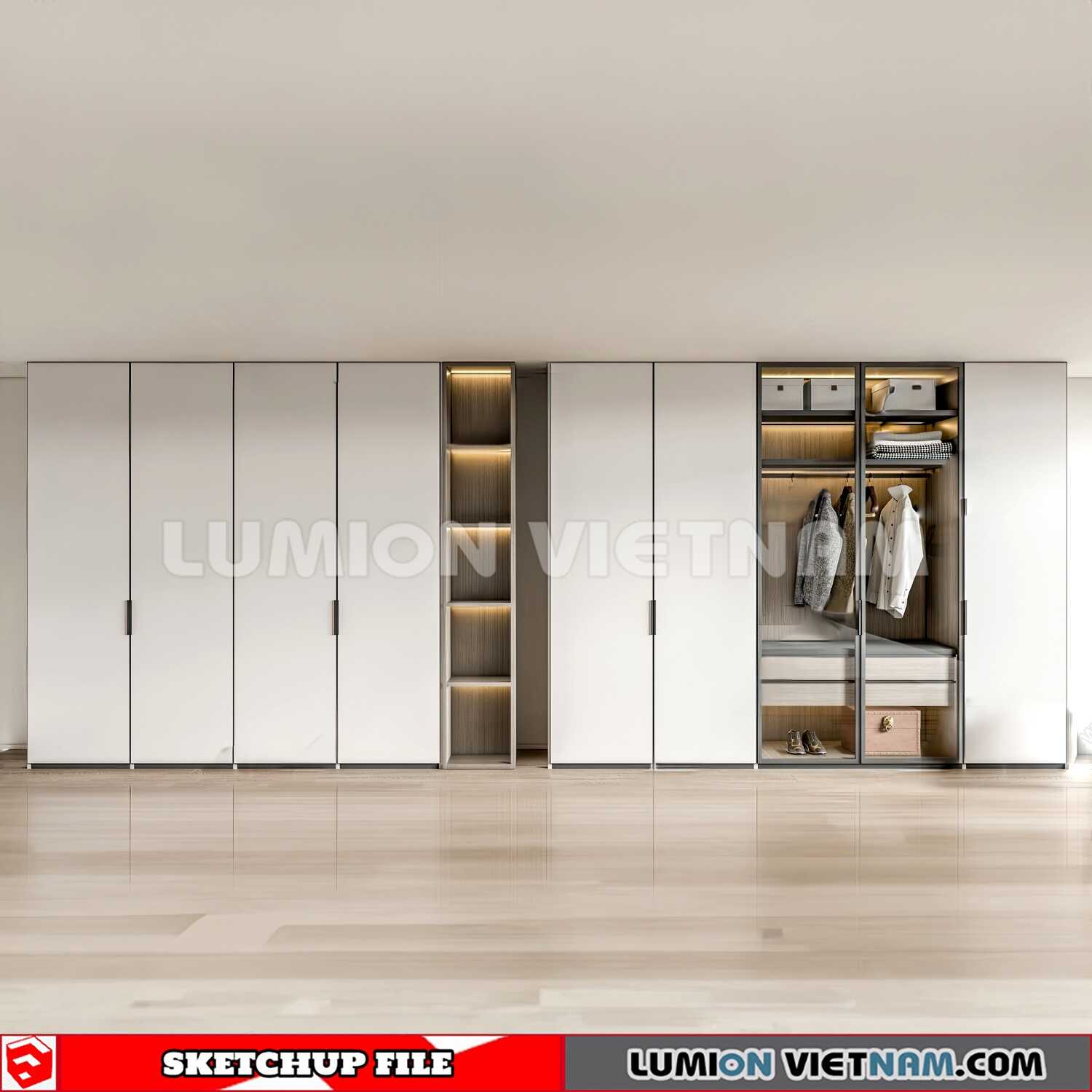 230628-Wardrobe-(23)-Sketchup-Models