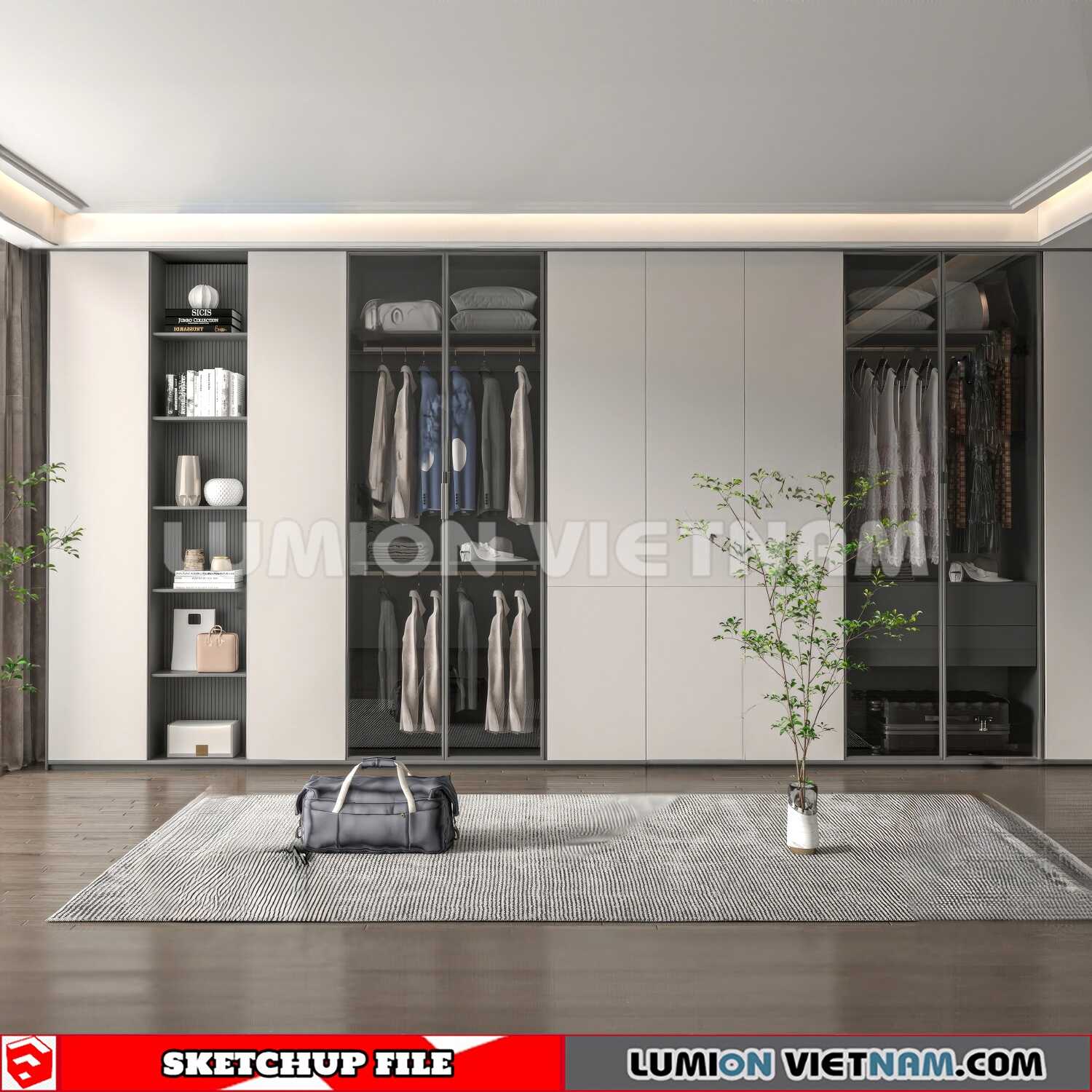 230628-Wardrobe-(24)-Sketchup-Models