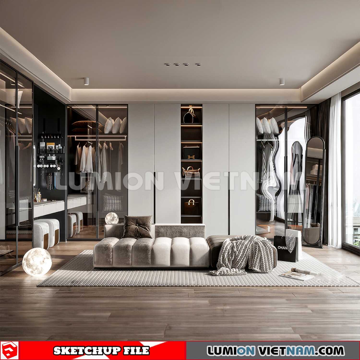 230628-Wardrobe-(30)-Sketchup-Models