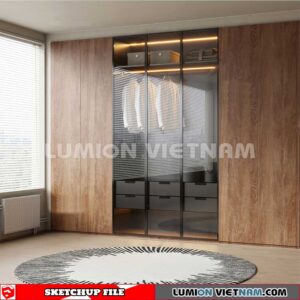 230628. Wardrobe Sketchup 3D Models