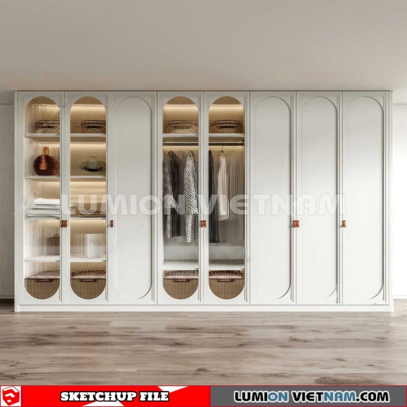 230628. Dressing room Sketchup 3D Models