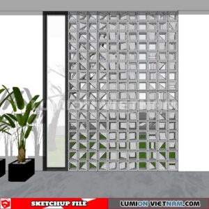 231106. Hollow Bricks Sketchup 3D Models