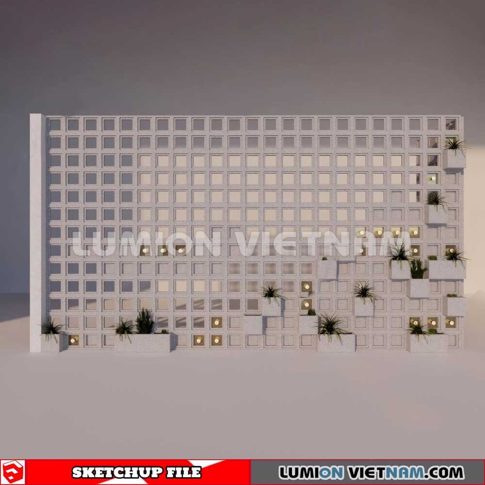 231106-Hollow-Bricks-(22)-Sketchup-Models