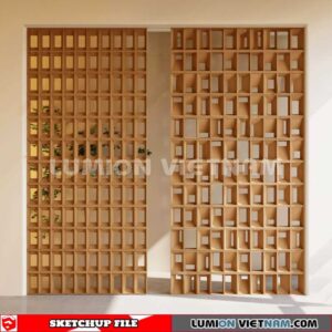 231106. Hollow Bricks Sketchup 3D Models