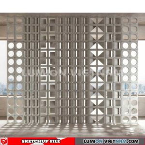 231106. Hollow Bricks Sketchup 3D Models